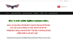 Desktop Screenshot of ingilizcekonusmakistiyorum.com